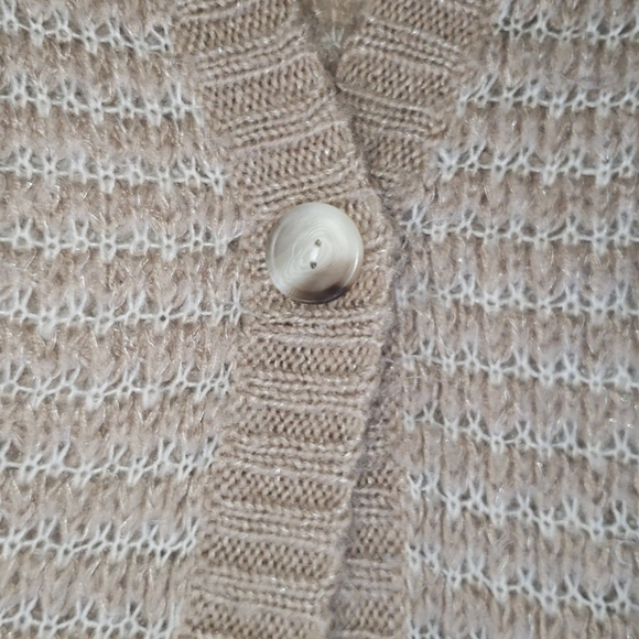 Decree Long Tassle Sweater Open Cardigan sz L - Picture 3 of 3